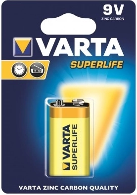 9V Zinc Battery Superlife, 10 pcs