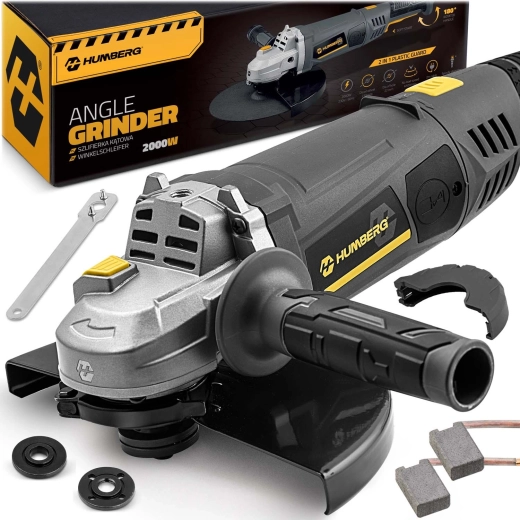 Szlifierka kątowa 2000 W 230 mm z miękkim startem HUMBERG