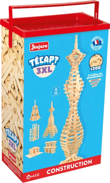 Jeujura fa építőkészlet Técap 3XL – 300 darab