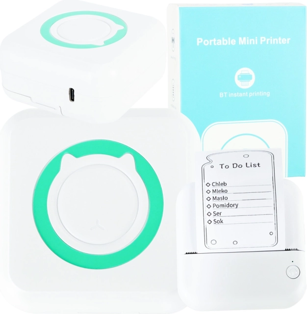 Portable Mini Thermal Printer Bluetooth