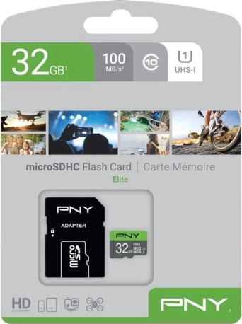 Scheda di memoria microSDHC 32 GB PNY Elite