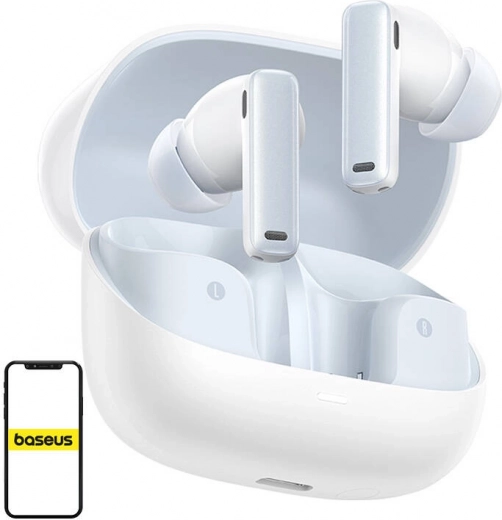 BASEUS Bowie M2s TWS Wireless Earbuds – White