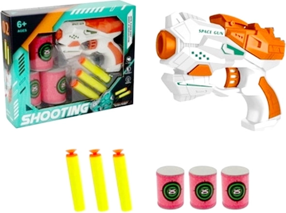Foam Dart Blaster with Knock-Down Targets