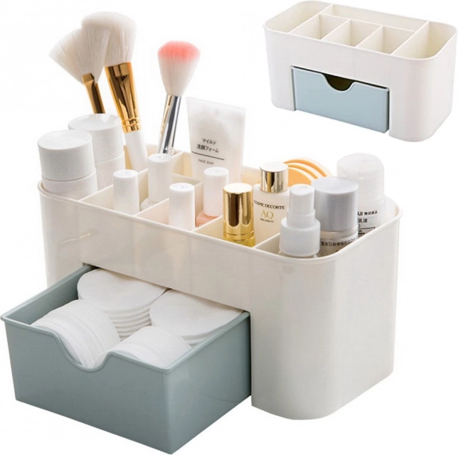Cosmetic and Jewelry Organizer with Drawer