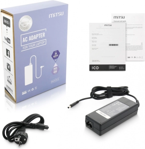 Alimentatore Mitsu per notebook Asus 19 V 4,74 A 4,5 × 3,0 mm con pin