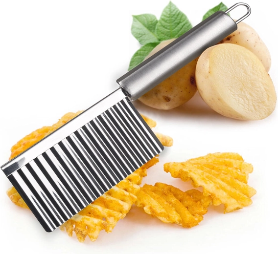 Nem tilberedning af bølgede fritter og tilbehør