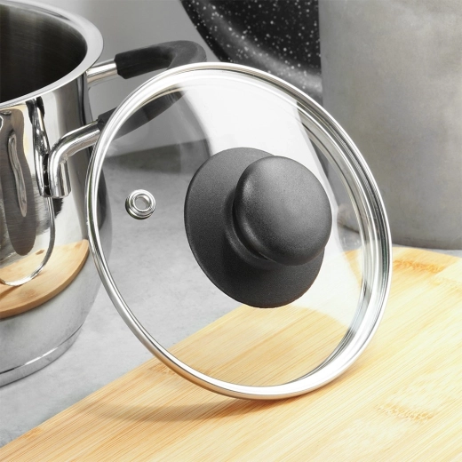 Transparentes, hitzebeständiges Glas