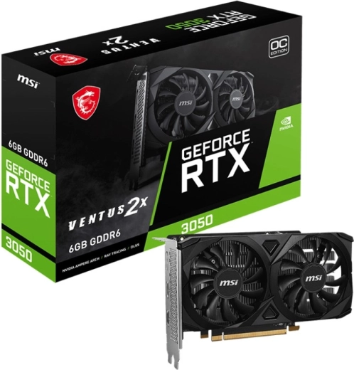 Scheda grafica NVIDIA GeForce RTX 3050 VENTUS 2X E 6GB OC