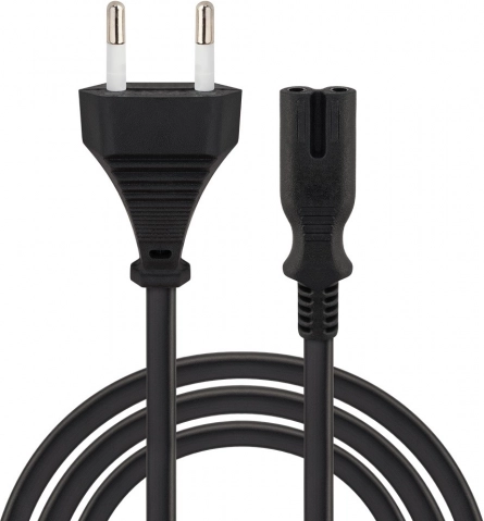 Napájací kábel 2‑pin 5 m SAVIO CL-185