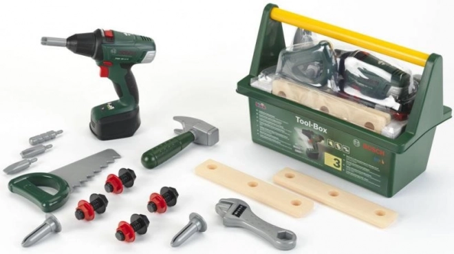 BOSCH II Tool Set with Drill – Children’s Carry-Case Set