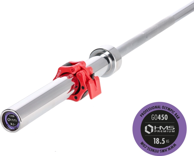 Barra olimpica HMS PREMIUM GO450 220 cm, diametro 50 mm