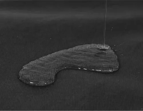 Water-repellent finish and secure fastening