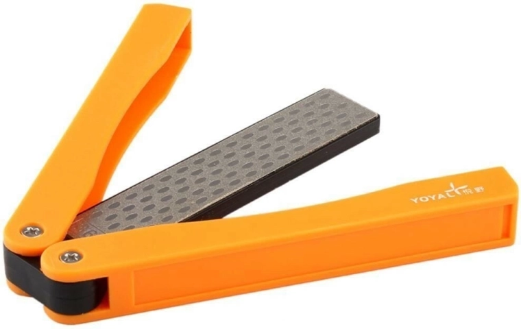 Taidea Outdoor aiguiseur diamant double face avec poignée repliable