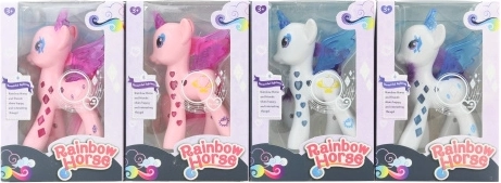 cavallino di plastica luminoso per bambini