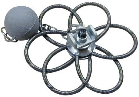 Komínová růžice se závažím 130–230 mm, 6 pružin