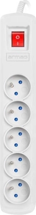 Armac ARC 5 surge-protected power strip 5 sockets 5 m gray