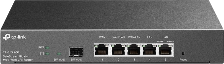 Profesionalni gigabitni VPN usmerjevalnik TP-Link ER7206