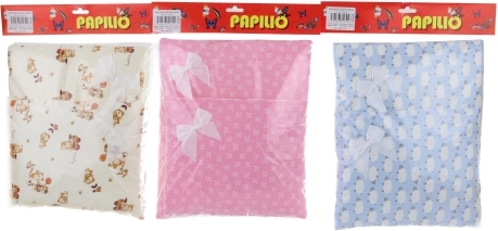 Set: Duvet, Pillow and Mat for Dolls – Bears, Sheep, Bows