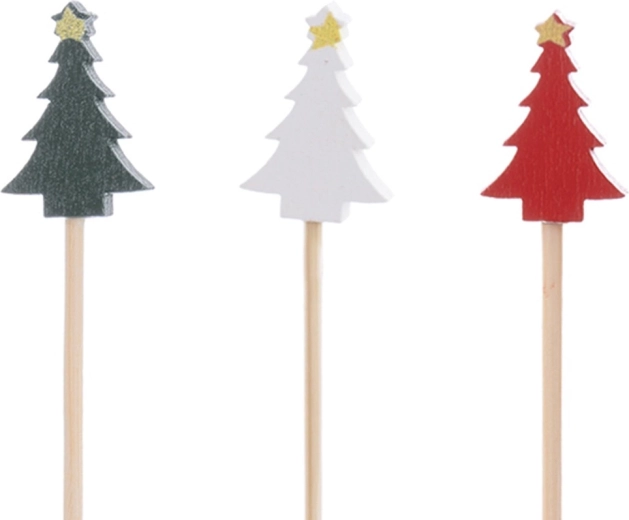 Praznični dizajn z barvitimi drevesci