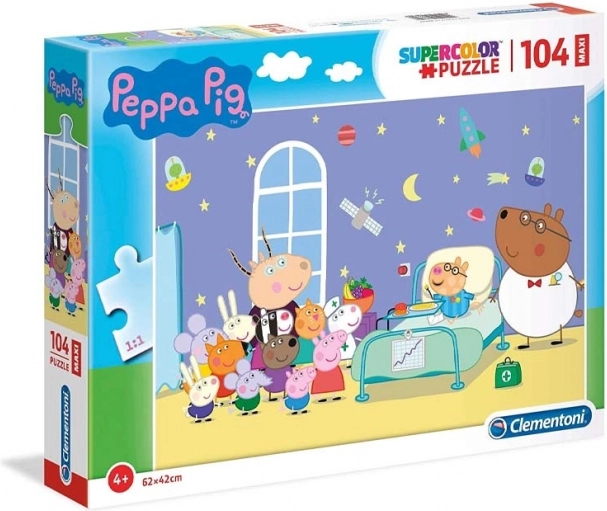 Puzzle Supercolor Maxi 104 Pepa Praščić