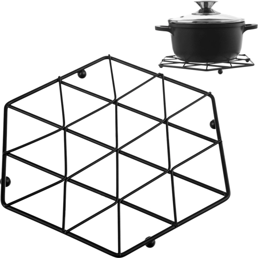 Sottopentola in metallo Radka nero 22,5 cm