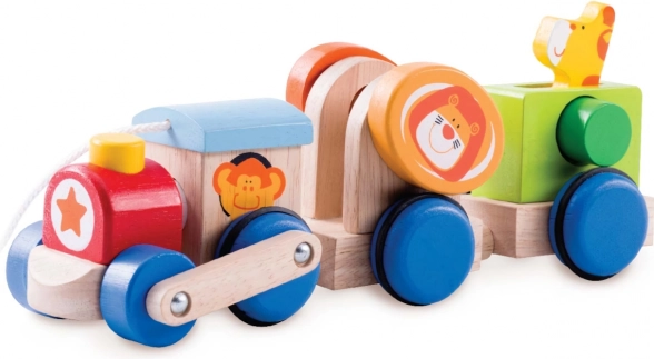 Wooden Safari Train
