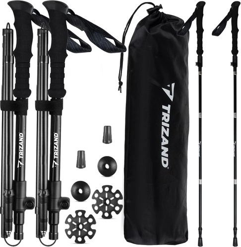 Folding Trekking Poles with Accessories Trizand