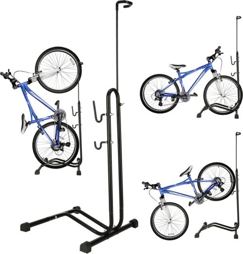 Space-saving bicycle storage