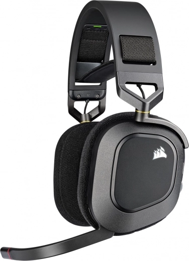 Corsair HS80 RGB Wireless Carbon vezeték nélküli gamer fejhallgató