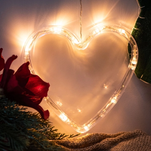 LED cuore luminoso Decorazione natalizia