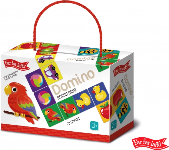 Domino Far Far Land colorful with pictures
