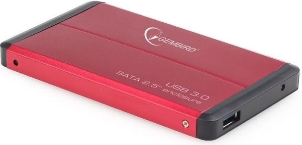 External HDD Enclosure 2.5'' SATA USB 3.0 Red