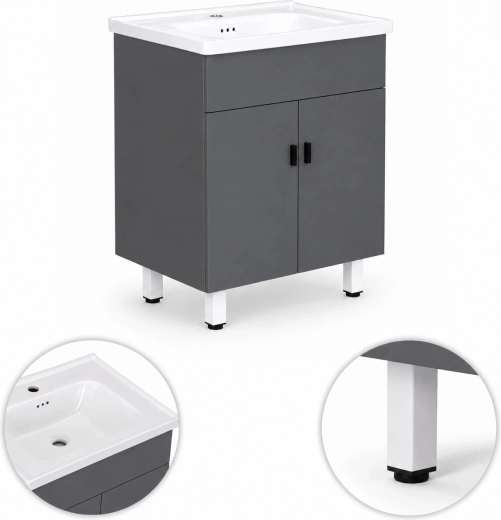 Lavabo in ceramica per una manutenzione facile