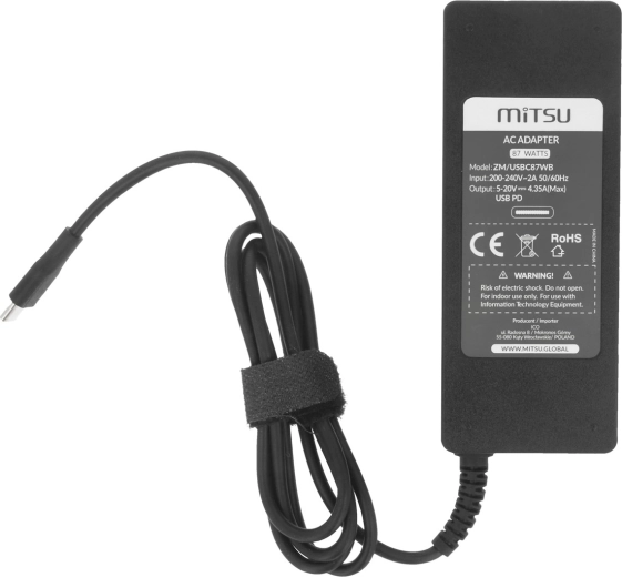 USB‑C Power Delivery fino a 87 W