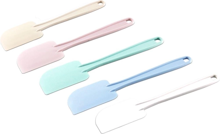 Kitchen silicone spatula 23.5 cm – mix of pastel colors