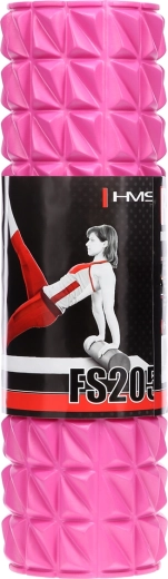HMS FS205 Massage Foam Roller 45 cm Pink