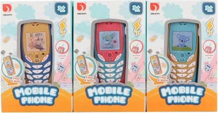 Telefono cellulare giocattolo a batteria per bambini