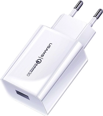 Network Charger USAMS T22 18W QC 3.0 with USB-C Cable