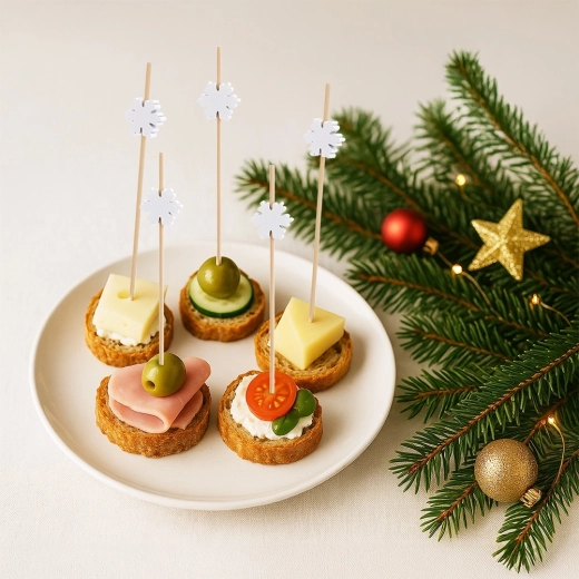 Eleganten zimski dizajn za vsako mizo