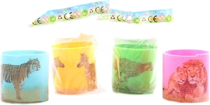 Safari Spring – plastic bouncing toy with animals