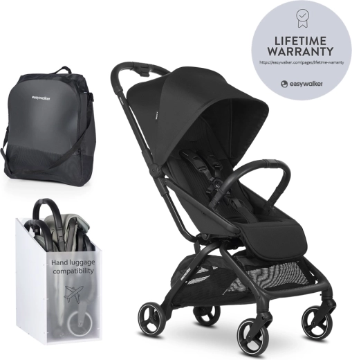 Easywalker Rockey S stroller Pure Black