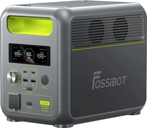 Solarladestation FOSSIBOT FBP1200 1200 W grøn