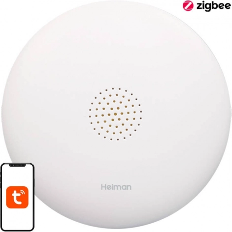 Inteligentný Wi‑Fi senzor úniku vody HEIMAN s aplikáciou Tuya