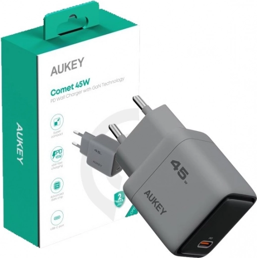 Mini Charger AUKEY 45W USB-C with Fast Charging