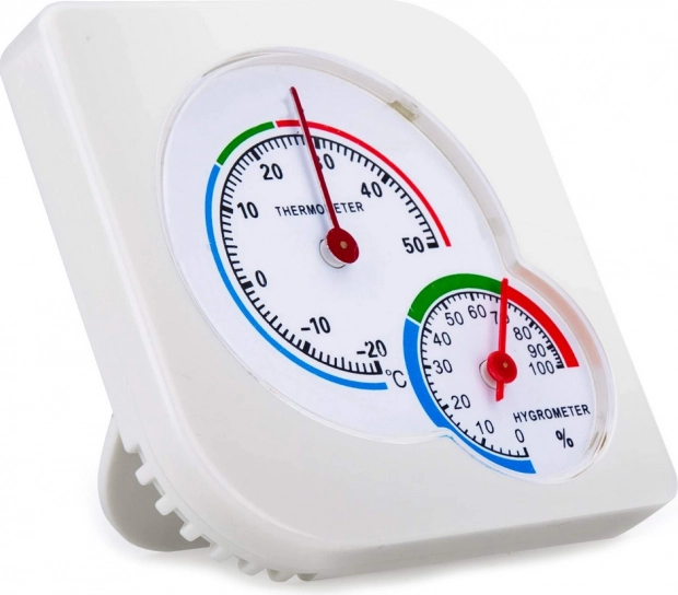 analog indoor thermometer and hygrometer