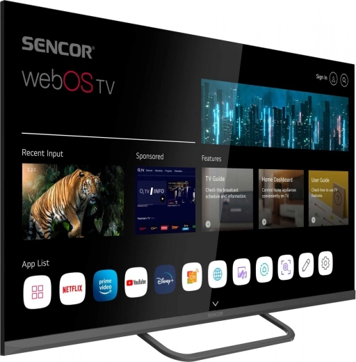 Smart webOS – snelle toegang tot apps