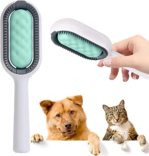 3-in-1 Silicone Brush for Dogs and Cats