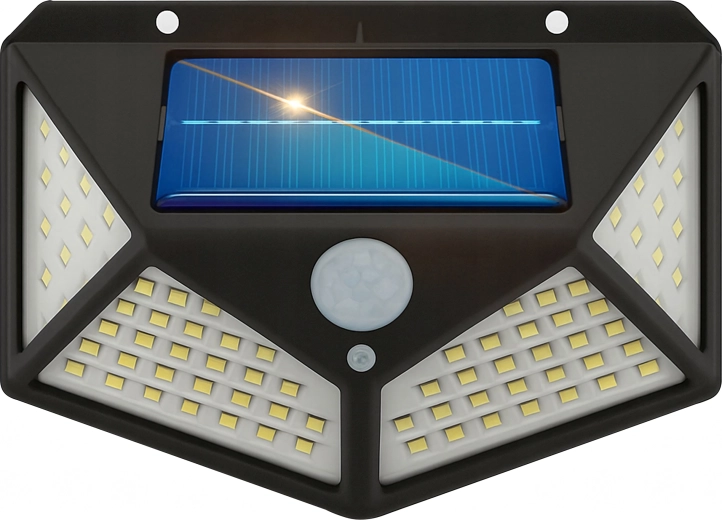 Illuminazione grandangolare con 100 LED