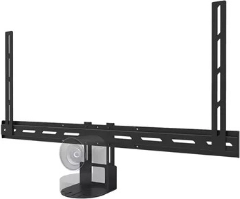 Mount above or below the display with precise adjustment