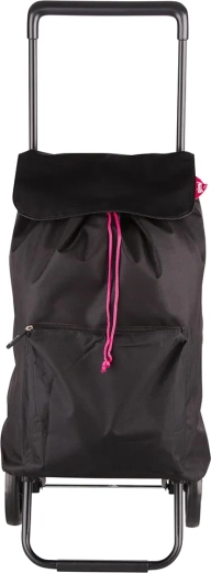 Argo New chariot de courses / sac de courses à roulettes 42 l, charge 30 kg, noir